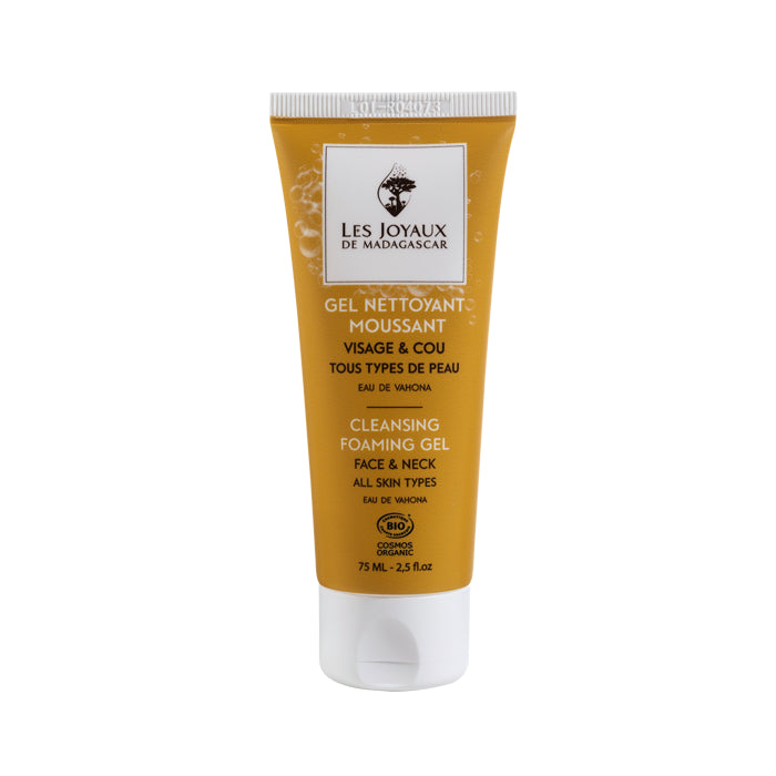 Gel nettoyant moussant visage